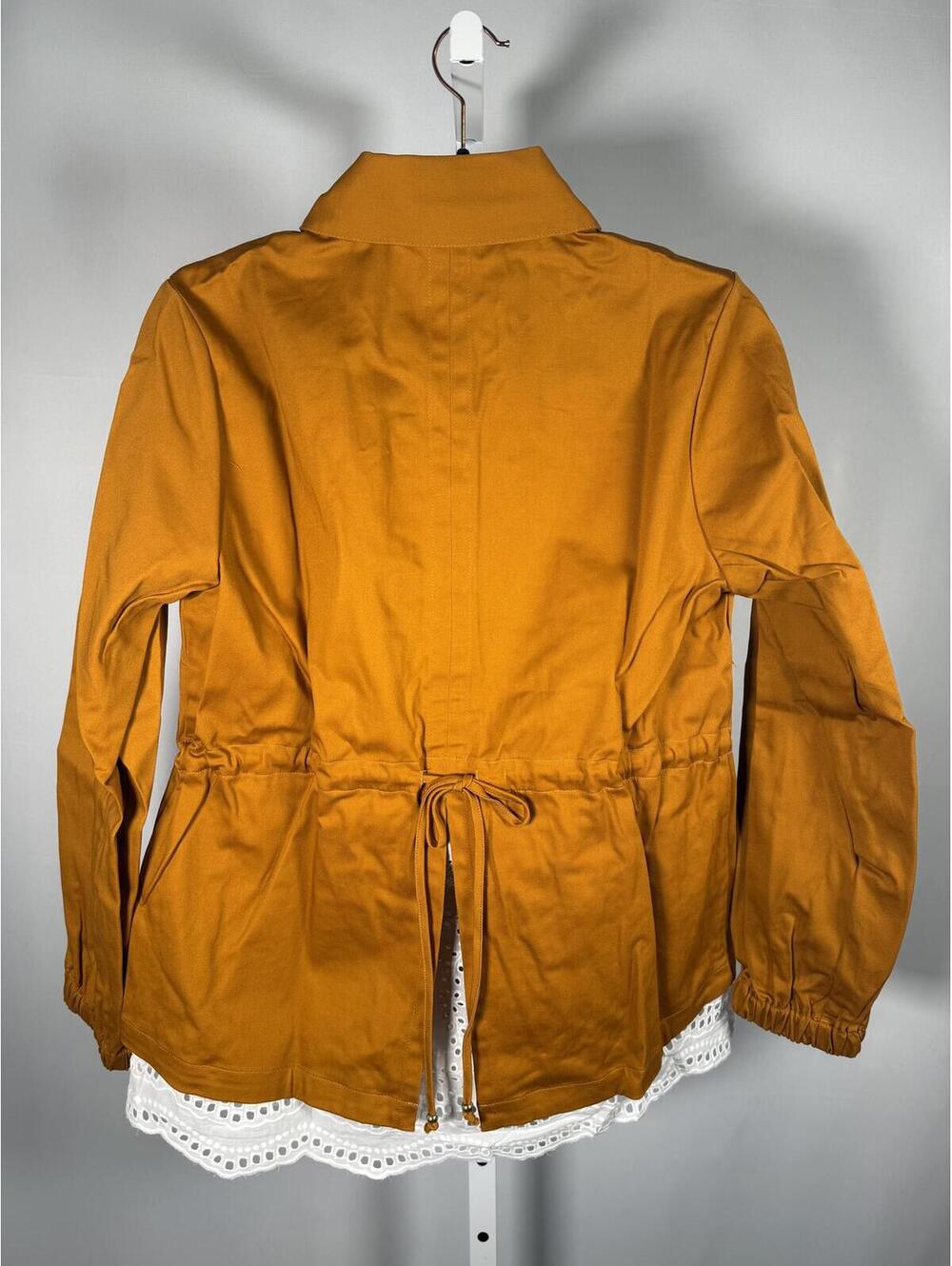 NWT C. Wonder Christian Siriano Honey Ginger Jacket Eyelet Hem Size 1X - Picture 4 of 7